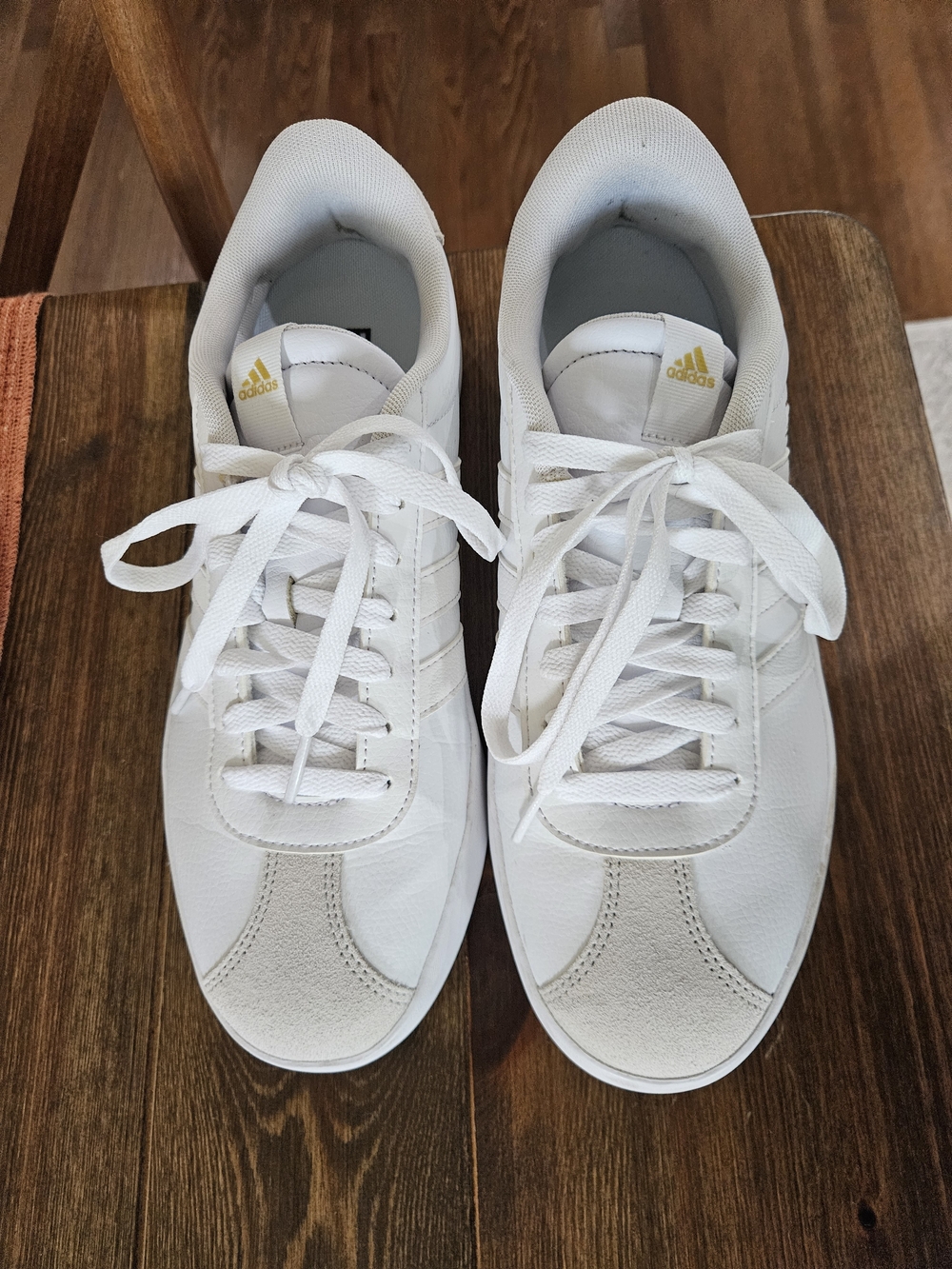 adidas Women’s White Classic Lace-Up Sneakers